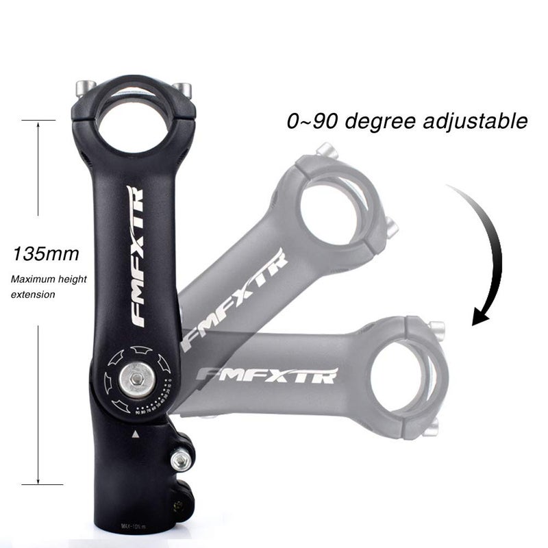 FOMTOR 25.4mm Adjustable Stem 0~90 Degree 90mm MTB Adjustable Bike Stem for 25.4mm(1"") Handlebars, Suitable for Most of Mountain bike, Road bike, BMX - Image 4
